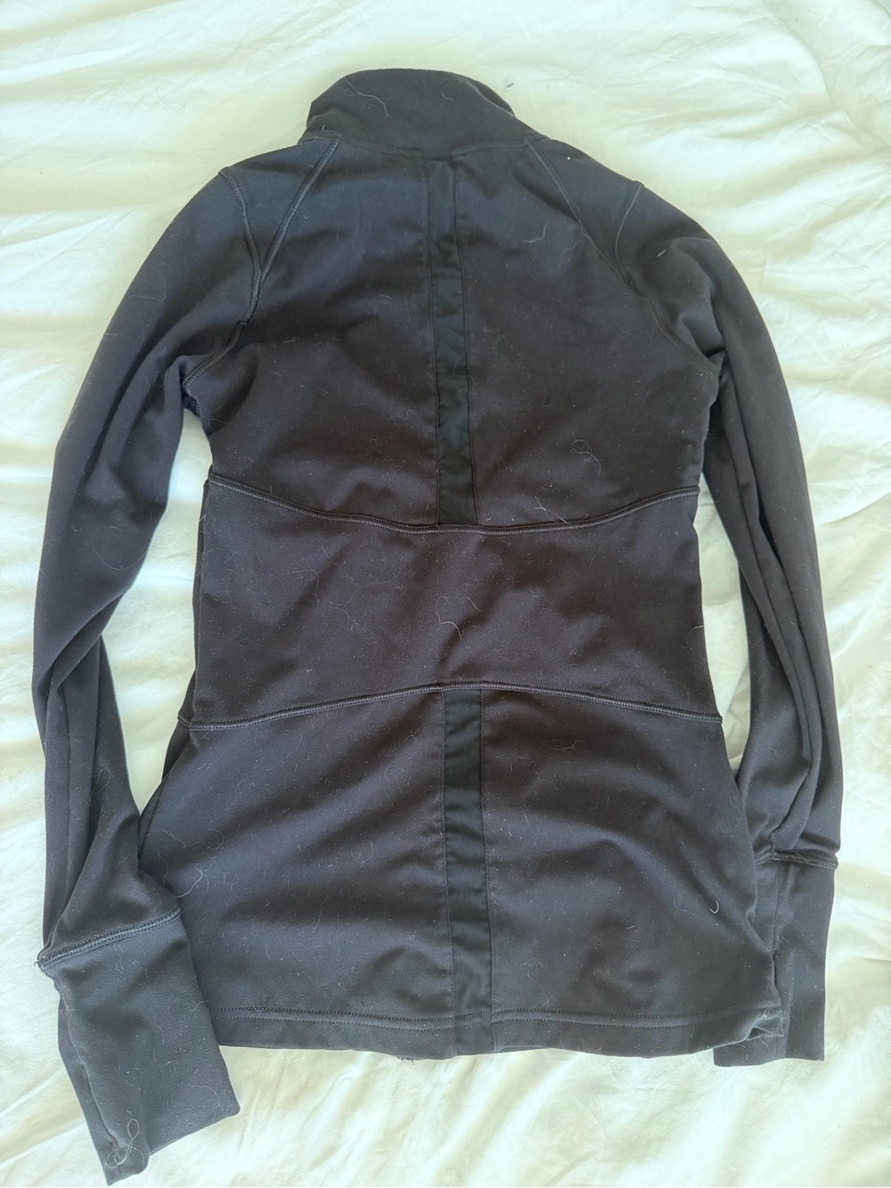 Women’s Black Zip-Front Jacket - Athletic Fit